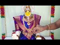 ವರಮಹಾಲಕ್ಷ್ಮೀಗೆ ಸೀರೆ ಉಡಿಸುವ ವಿಧಾನ -3 | easy and quick saree droping for varamahalaxmi