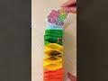 I got the idea to make this cute rainbow craft 🌈 #shorts