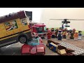 Lego stop motion monster pizza truck