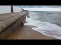 Selsey seafront waves