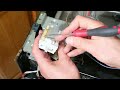 How to replace a selector switch on an Alba gas stove / electric oven