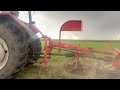 🚜Grabienie 🚜 Trawy☘️Belarus 820 ⚡️zgrabiarka KUHN HAYBOB   360 ZŁAPAŁ Nas deszcz ☔️ 💧