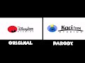 Disneytoon studios logo 2003-2010 Original VS Parody Comparison