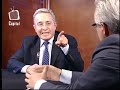 Álvaro Uribe Vélez en entrevista