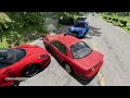 High Speed Traffic Car Crashes #194 - BeamNG Drive | CrashBoomPunk