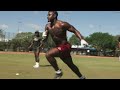 Xavier Legette Workout Session 1st Round Pick of The Carolina Panthers