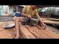 Incredibly Large Wood Cutting Factory Making Giant Wooden Tables Woodworking Projects