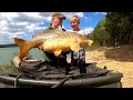 3 Day Back Country Camping & Fishing - 6 Yr Old Catches MONSTER CARP!