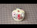 Minutes to Make! | Create a pincushion using thrifted bowl and scrap fabric