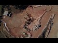 Colorado Springs - a  view inside Cedar Heights and the quarry work nearby 4k