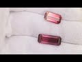 Pink tourmaline precision cut from Pristine Gemstones