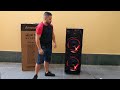 🟢Launch Amvox 2900w Unboxing With First Impressions  🟢  2 15 INCH SPEAKERS