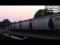 Mixed Freight Train NS 9944 & NS 9768 Locomotives Fostoria Iron Triangle