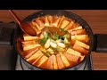 스팸두부찌개 맛있게 끓이는법 추운 날씨에 간편하게~