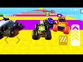 Monster Truck Mega Ramp Extreme Racing - Impossible GT Car Stunts Driving #29 - Android Gameplay