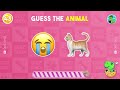 Guess The Animal By Emoji 🐶🐱 Emoji Quiz