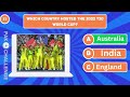 T20 World Cup History Quiz  | T20 World cup  Quiz | #t20worldcup2024