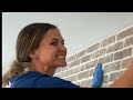 How To Install Brickwebb Thin Brick Without Mortar | DIY Brick Accent Wall