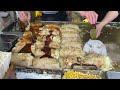 japanese street food - OKONOMIYAKI お好み焼き