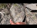 Giant Egyptian Head carved into a Boulder Knocked down from the top of a rock Monument (Payson Ariz)