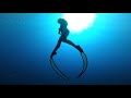 Girl freediving deep shipwrecks in Honolulu, Hawaii