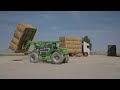 Strohpressen XXL mit Verschoor | 2x Claas Xerion + Krone BiGPack | Löschtainer Brandschutz Recker