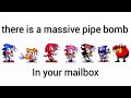 there is a massive pipe bomb in your mailbox