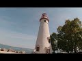 Walk through Marblehead Lighthouse State Park - Marblehead, Ohio   USA