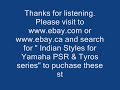 Indian Styles For Yamaha PSR and Tyros series