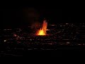 Spectacular & Relaxing Lava Fountains From Hawaii In 4k #1