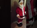 Gemmy Singing Dancing Animated Christmas Santa Claus, Life Size