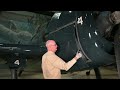 A close look at the F6F Hellcat's air intake systems