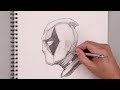 How To Draw Deadpool | Sketch Tutorial