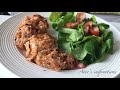 Crispy Asian chicken with salad | الدجاج الآسيوي المقرمش مع سلطة