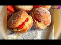 Fill Doughnuts with THICK Yogurt! Shrikhand Doughnut Recipe | Amazing Eggless Indian Fusion Dessert