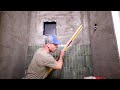 How to TILE a SHOWER WALL --- Vertical Subway Tiles