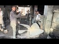 The ship's old propeller is being recycled into a new propeller | Made a Powerful ships Propeller