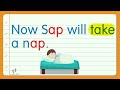 ‘ap’ Word Family Story:  Sap Takes a Nap | Learn to Read Short ‘A’ CVC Words