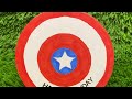 Easy shaped Captain America cards