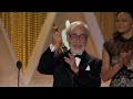 Hayao Miyazaki receives an Honorary Award at the 2014 Governors Awards