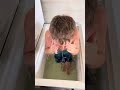 How far down Titus can cold plunge! #family #funny #coldplunge #GillGang