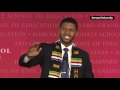 Harvard graduate's unique speech goes viral