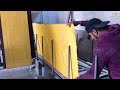 Young Guys Making Fiberglass Doors, Profitable idea For Beginners, PVC Doors Casting