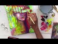Real time painting video tutorial using Acrylic paints on canvas by Artyshils Art Shilpa Lalit #art
