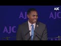 Ritchie Torres Stands with Israel at AJC Global Forum 2024, Introduced by Curtis Lane