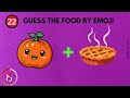 Guess the Food By Emoji l Emoji Challenge Quiz