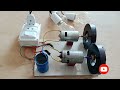 Two DC Motors Magnet 230 Volt Free Energy Generator at home Amazing New Idea