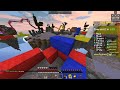 Playing bedwars with a random party!