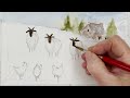 Spend 4 HOURS of Uninterrupted Painting Time with me - Create a Bonanza of Watercolor CHRISTMAS Art!