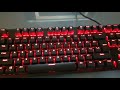 White Shark Spartan TKL GK-2101 RGB keyboard, red switches